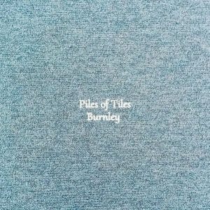 Turquoise "Tonic" Layout, Loop Pile Carpet Tile by Forbo UK Box of 12