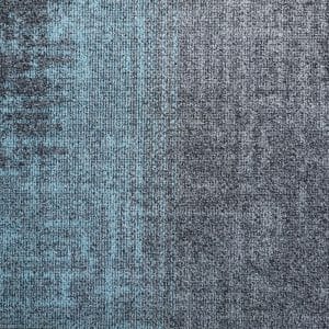 Burmatex Leading UK Brand Turquoise Grey loop Carpet Tile boxes of 20 tiles covering5m²